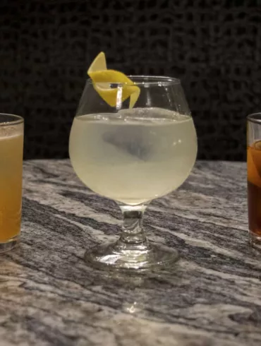 trio of drinks from mezzaluna