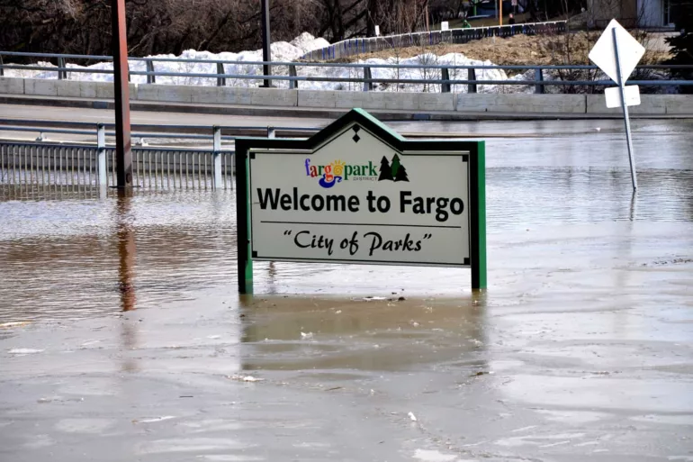 Photo of Fargo Flooding in 2010