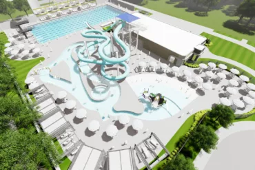 Rending of Island Park Pool Project