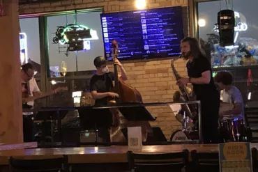 Image of the race hoglund quartet performing at sidestreet