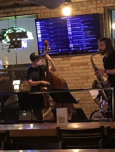 Image of the race hoglund quartet performing at sidestreet