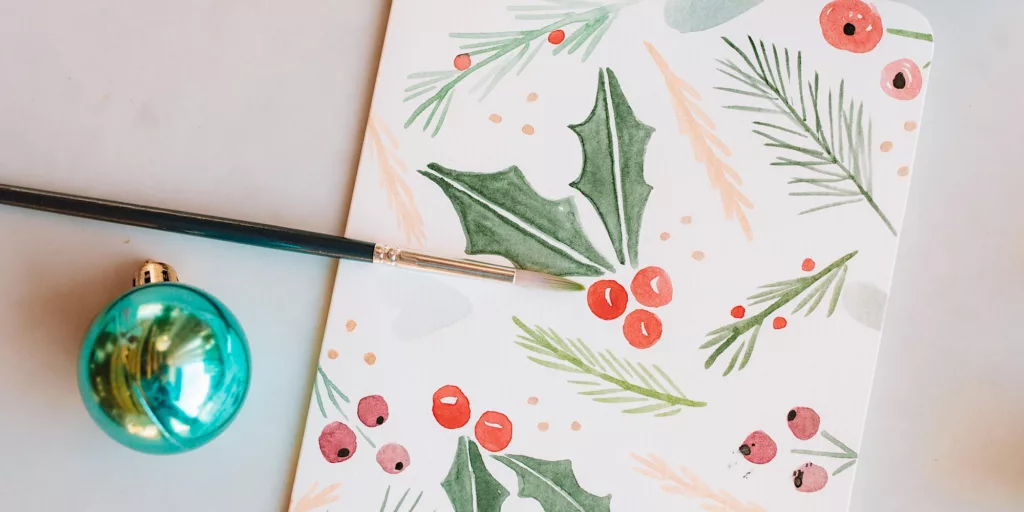 Merry Make-A-Thon: Holiday Watercolor Greeting Cards with My Actual Brand