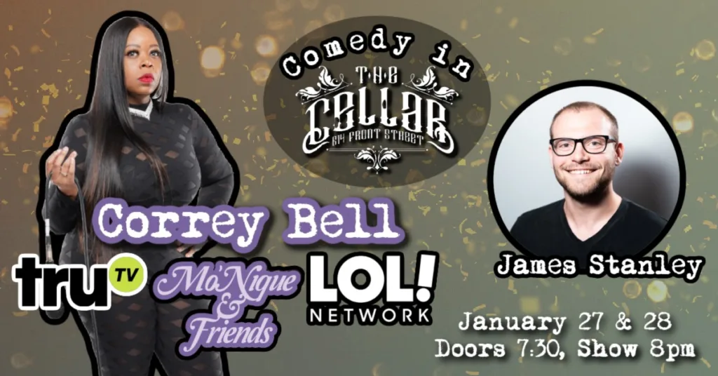 Comedy in the Cellar - Correy Bell & James Stanley