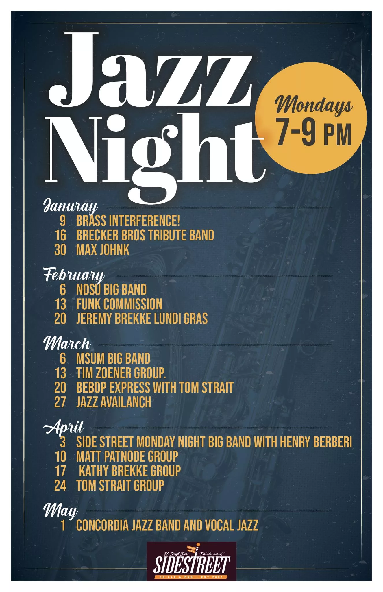 Jazz Night: Bebop Express w/ Tom Strait