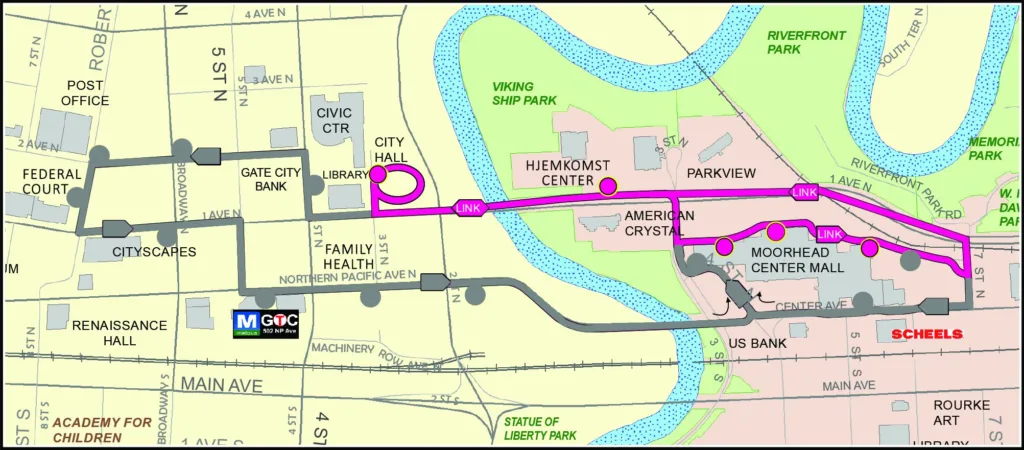 LinkFM route during the Celtic Festival at the Hjemkomst Center in Moorhead on March 18, 2023