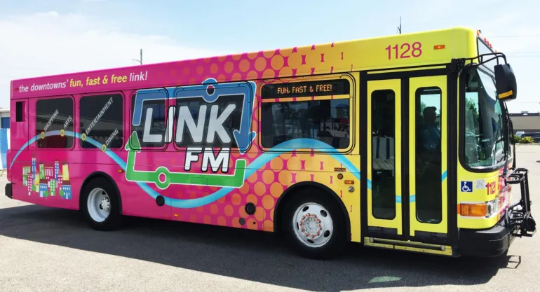 Photo of LinkFM bus