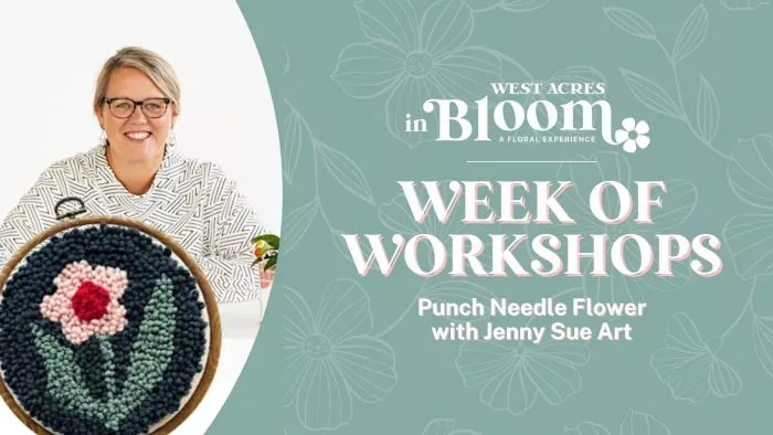 Learn the Basics of Punch Needle with Jenny Sue Art