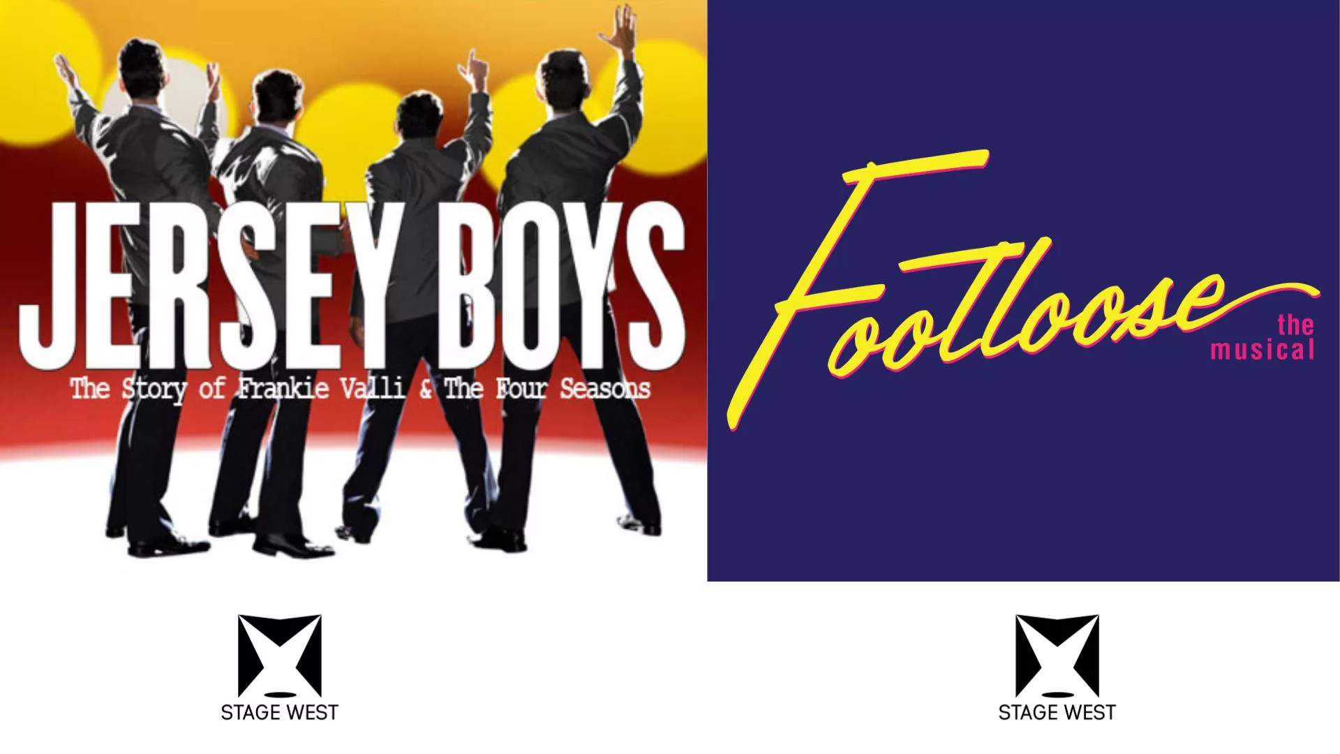 Tickets On Sale for Stage West’s Jersey Boys and Footloose Performances