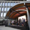 Photo of live music at Fargo's Broadway Square