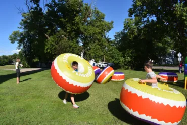 Photo of kids playing at RiverArts in Moorhead, MN