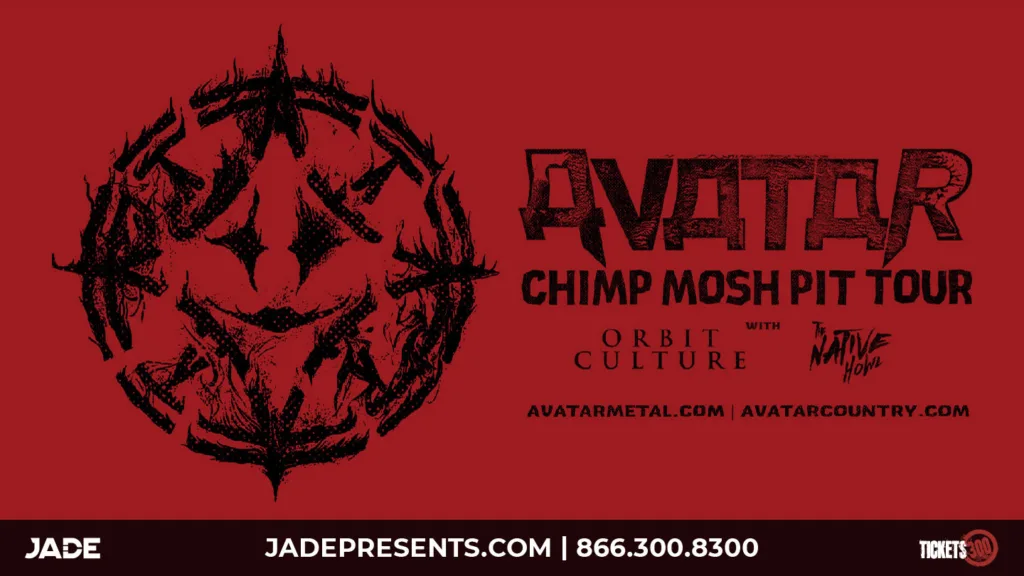 Avatar: Chimp Mosh Pit Tour with Orbit Culture & The Native Howl