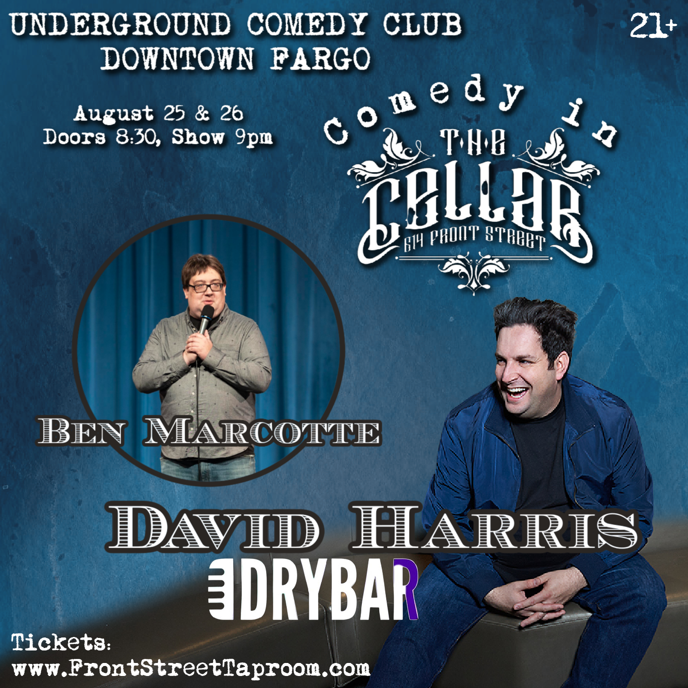 Comedy in the Cellar – David Harris - Fargo Underground