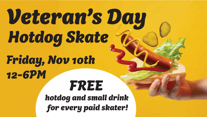 Veteran’s Day Hot Dog Skate