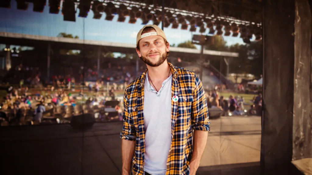 Press photo of comedian Charlie Berens