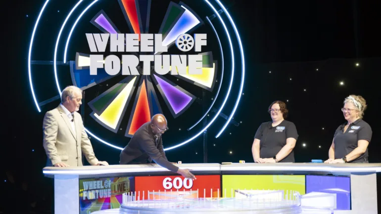 Photo of a Wheel of Fortune LIVE! performance