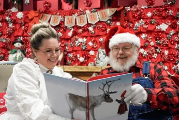 Photo of Santa and Mrs. Claus from Santa Village