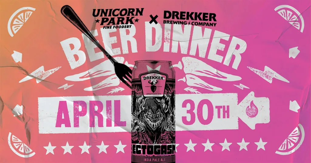Unicorn Park x Drekker Beer Dinner