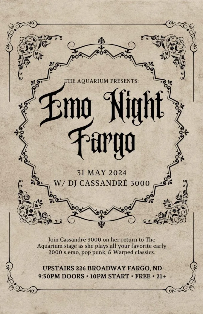 Emo Night Fargo w/ DJ Cassandre 3000