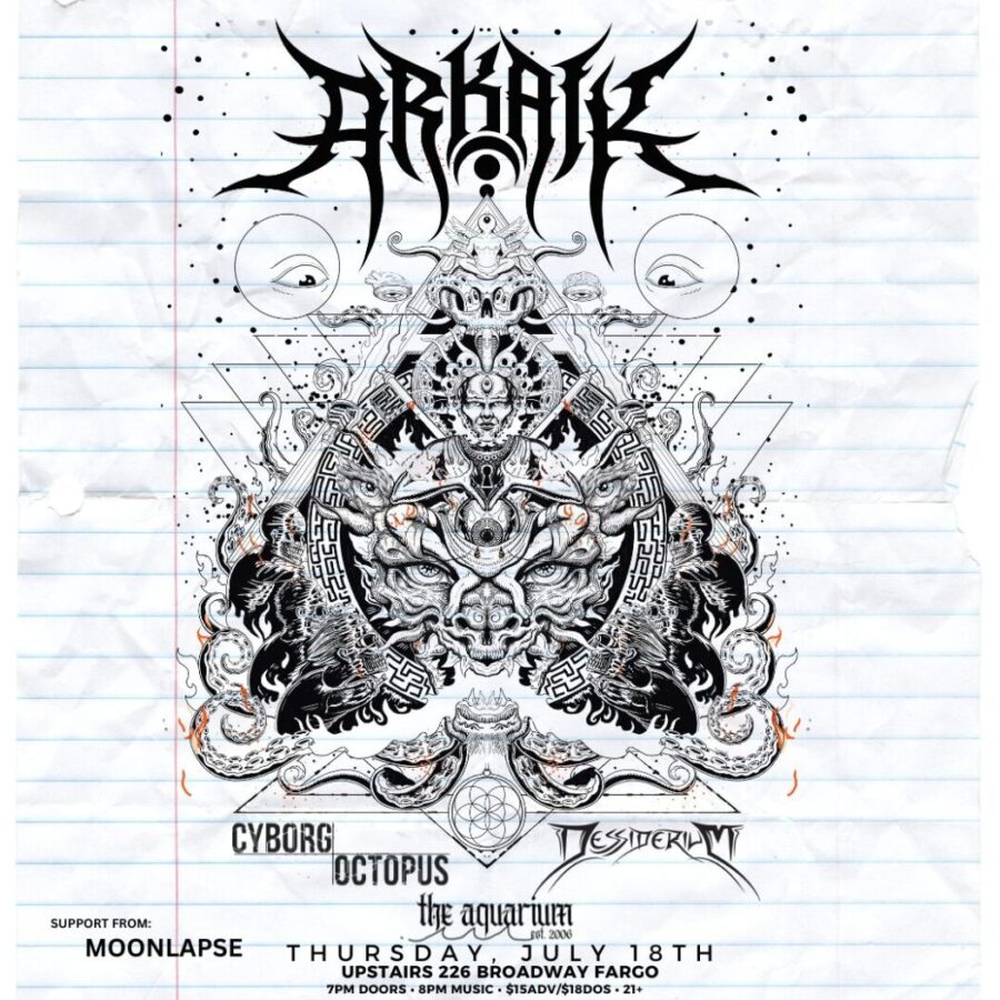 Arkaik on the Summer Immolation Tour - Fargo Underground