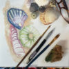 Explore Creativity with Watercolor: Seashells and Poetry Class with Anne Kaese