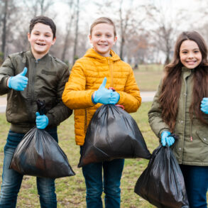 Love Your Downtown Day community clean-up