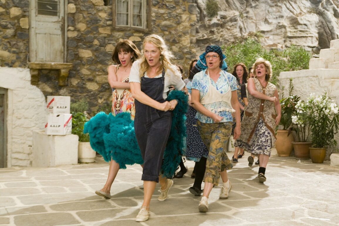 Production still from the Universal Studios movie Mamma Mia