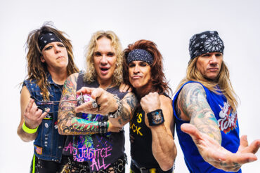 Photo of glam rock band Steel Panther