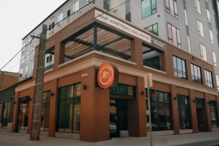 Photo of Fargo's downtown Bottle Barn location.