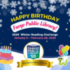 Fargo Public Library Reading Challenge graphic