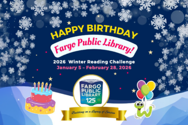Fargo Public Library Reading Challenge graphic