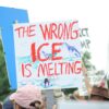 Photo of anti-ICE protest sign