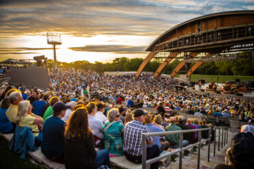 Photo of a concert at Bluestem Amphitheater in Moorhead, Minnesota