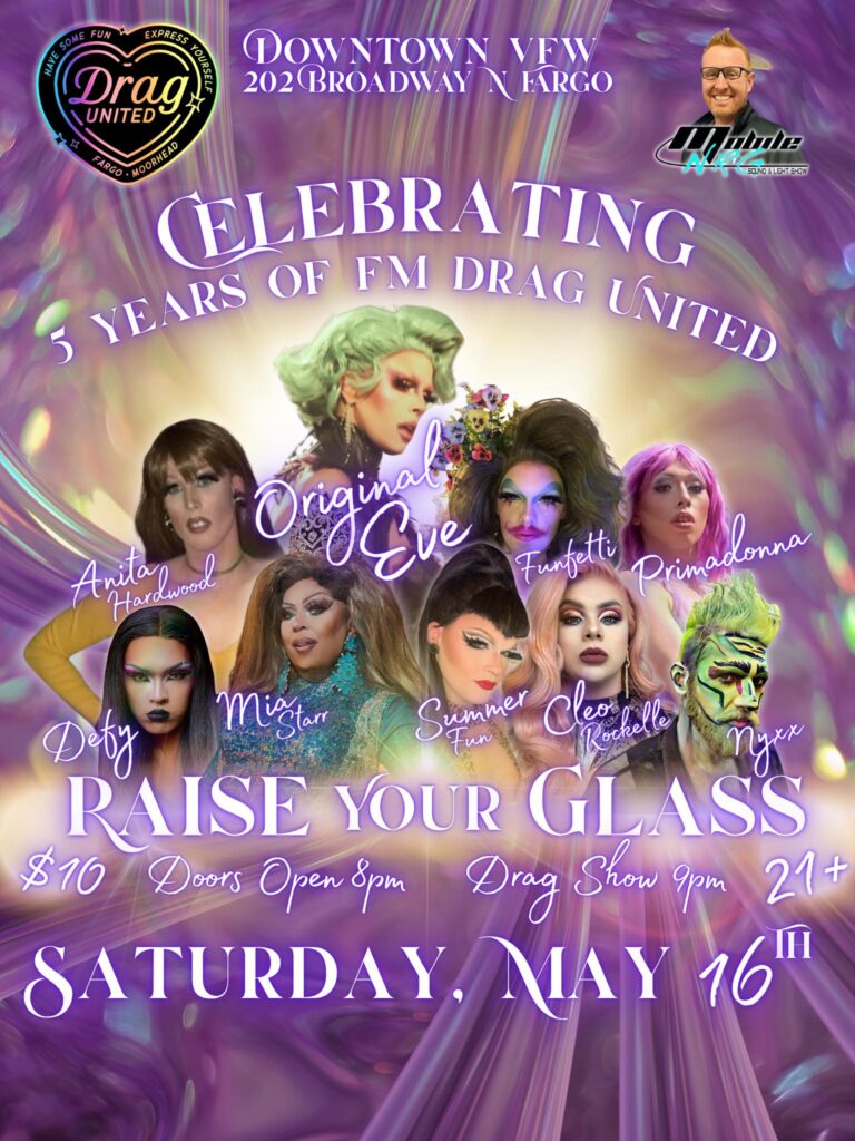 DRAG BIRTHDAY PARTY and SHOW: Raise Your Glass!